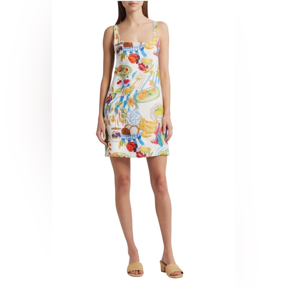 FARM Rio Colorful Fruit Print Mini Dress - Picture 2 of 7